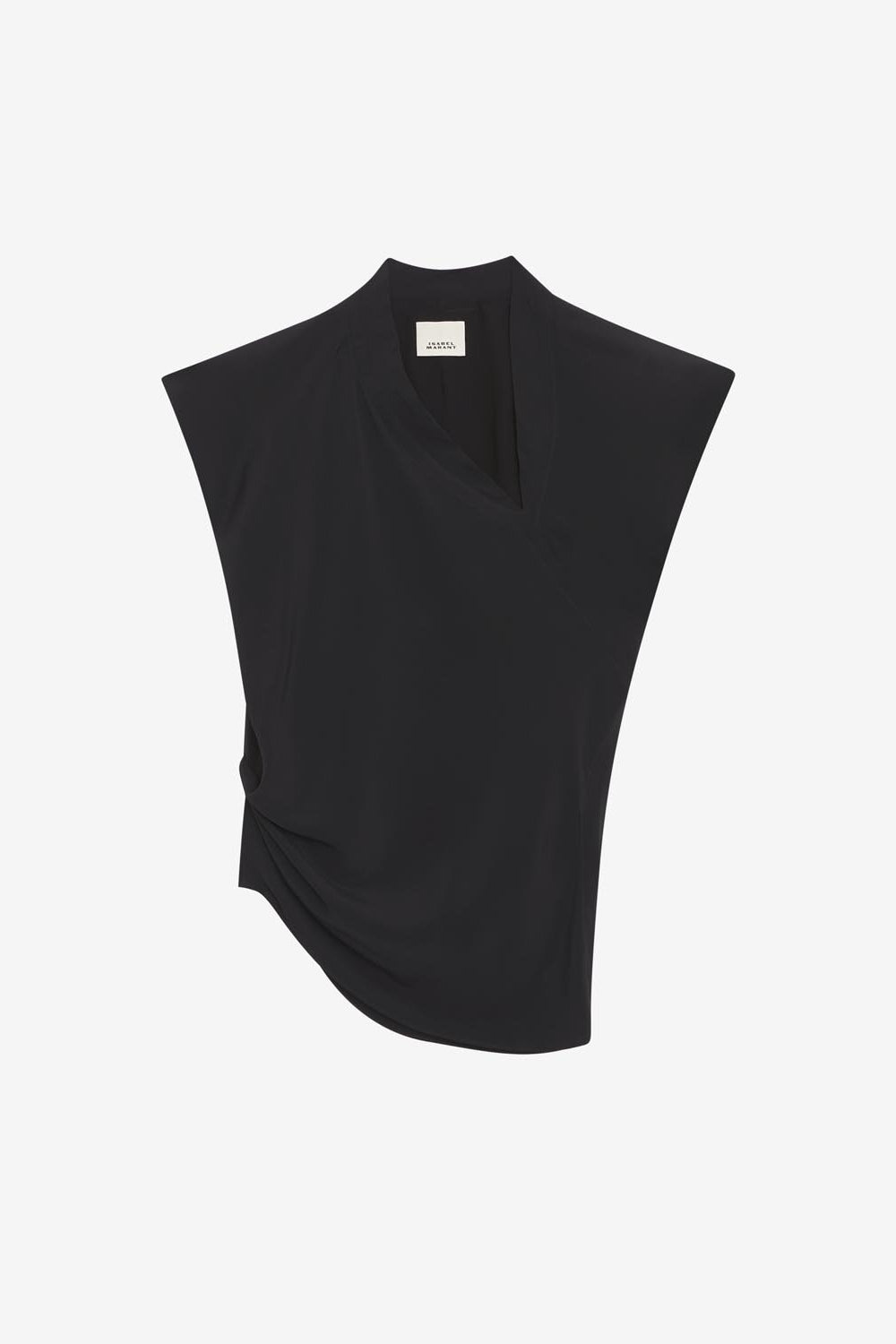 Haut asymétrique en jersey keddy - Noir - Woman - 1