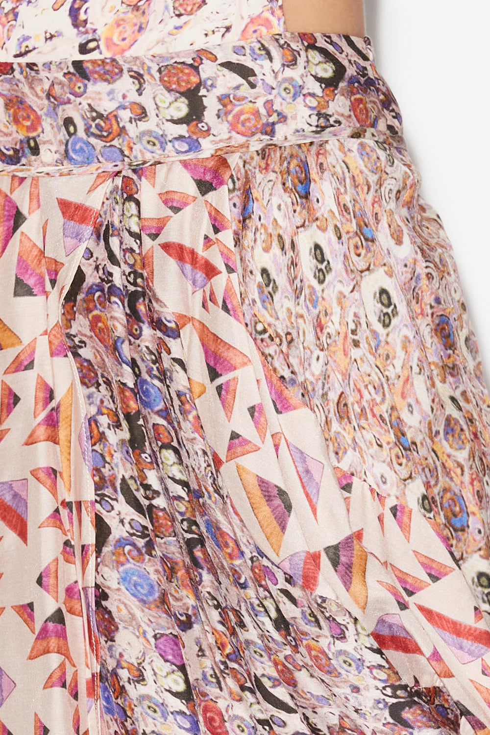Lovia asymmetrical printed skirt - Ecru - Woman - 3