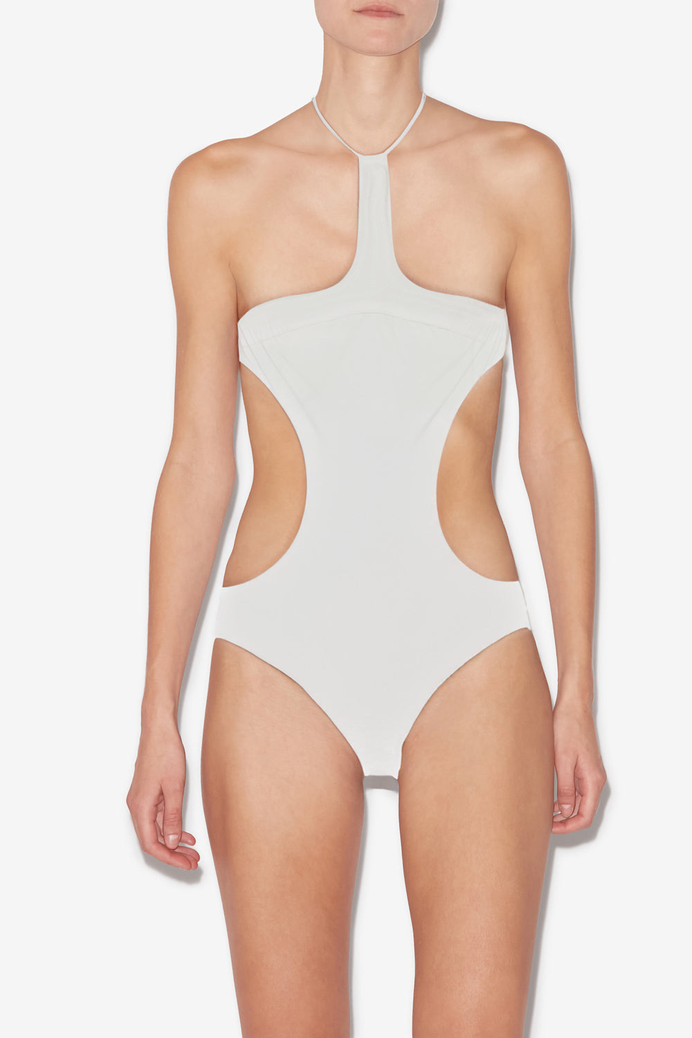 Tiary one-piece cut-out swimsuit - White - Woman - 4