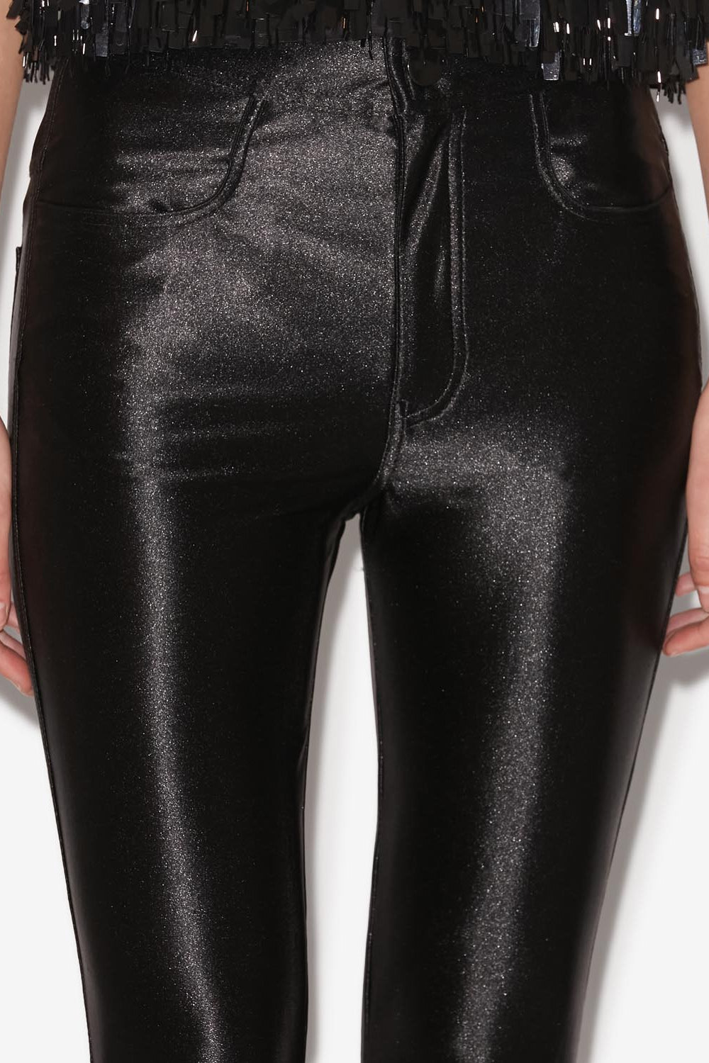 Pantalon satiné erna - Noir - Woman - 4