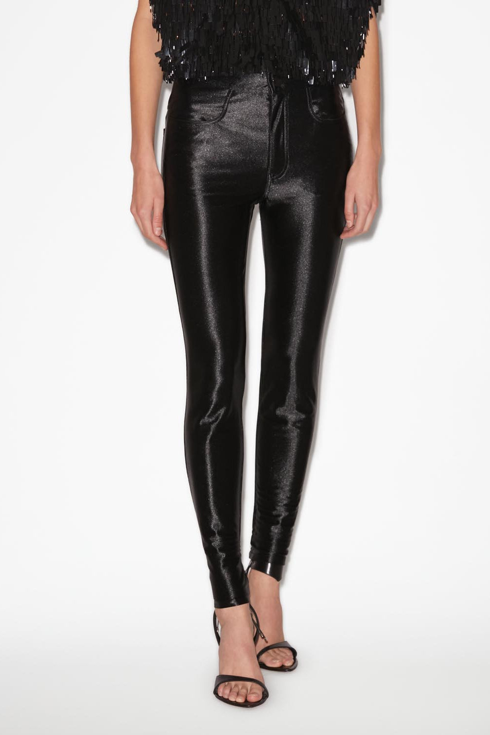 Pantalon satiné erna - Noir - Woman - 5