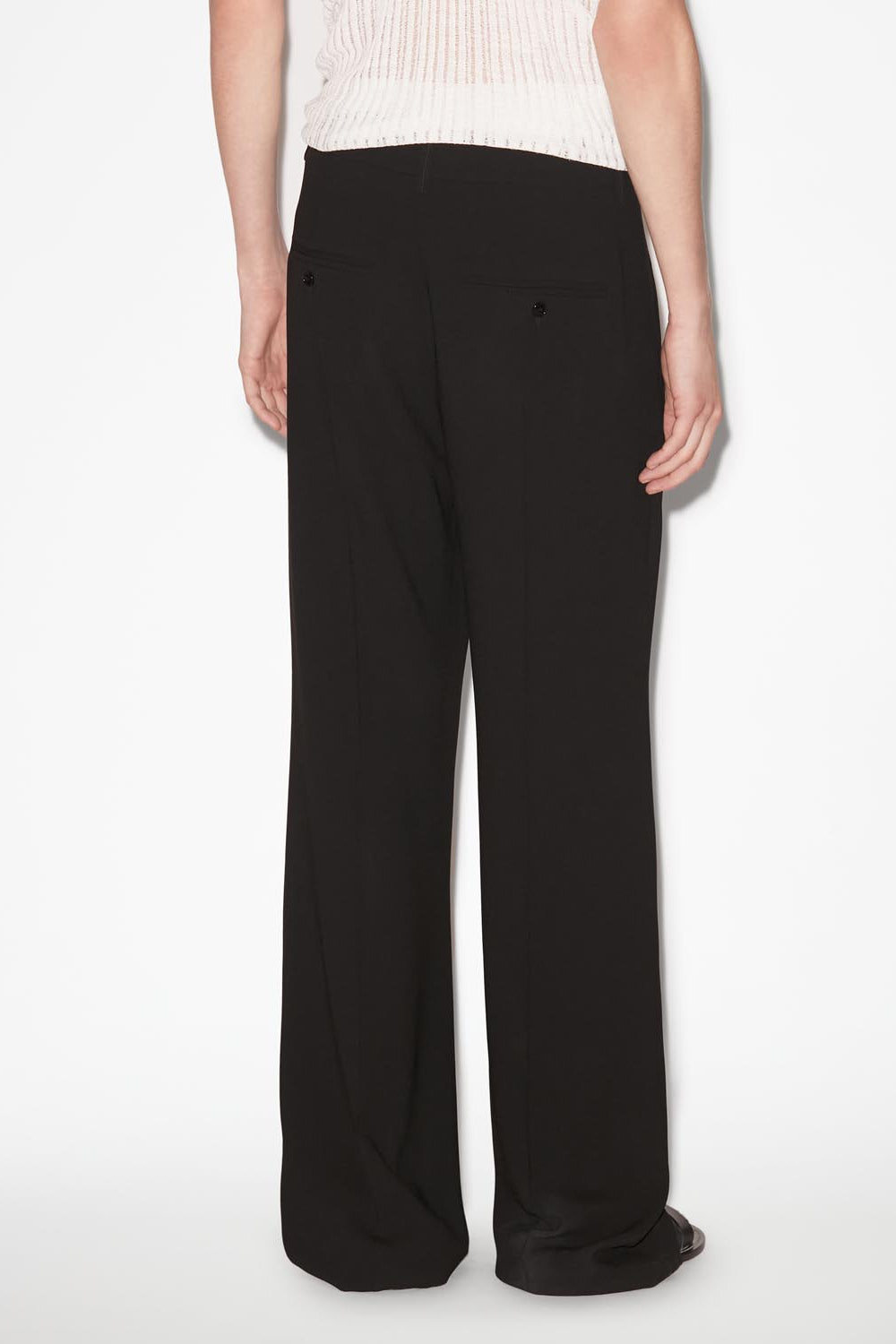 Noeva wide-leg suit pants - Black - Man - 6