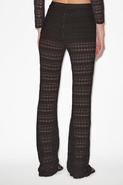 Palmi openwork knit pants - Black - Woman - 5