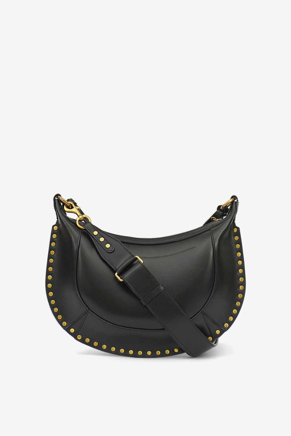 Naoko calfskin leather hand and shoulder bag - Black and gold - Woman - 3