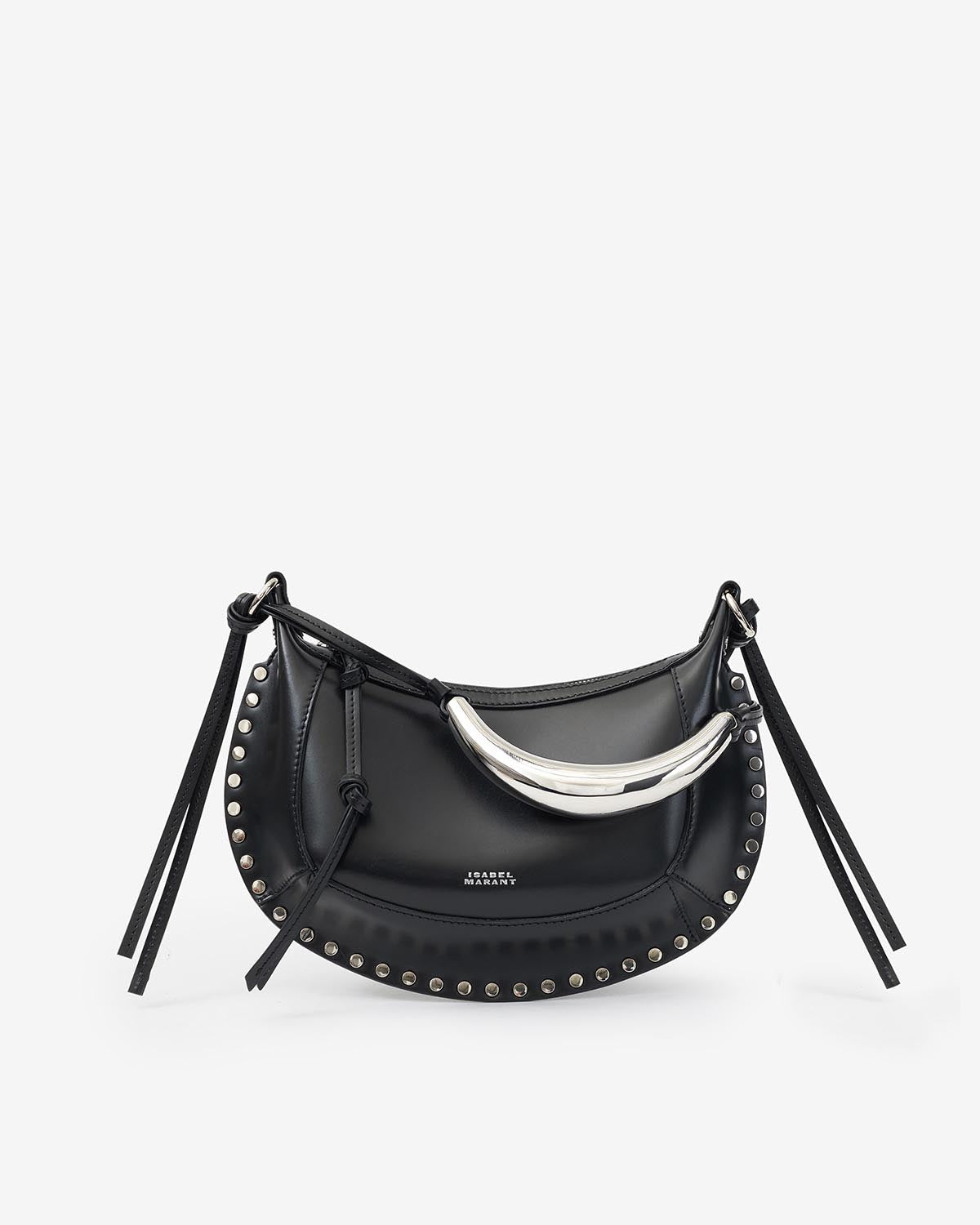 Oskan moon bag Woman Black and silver 4