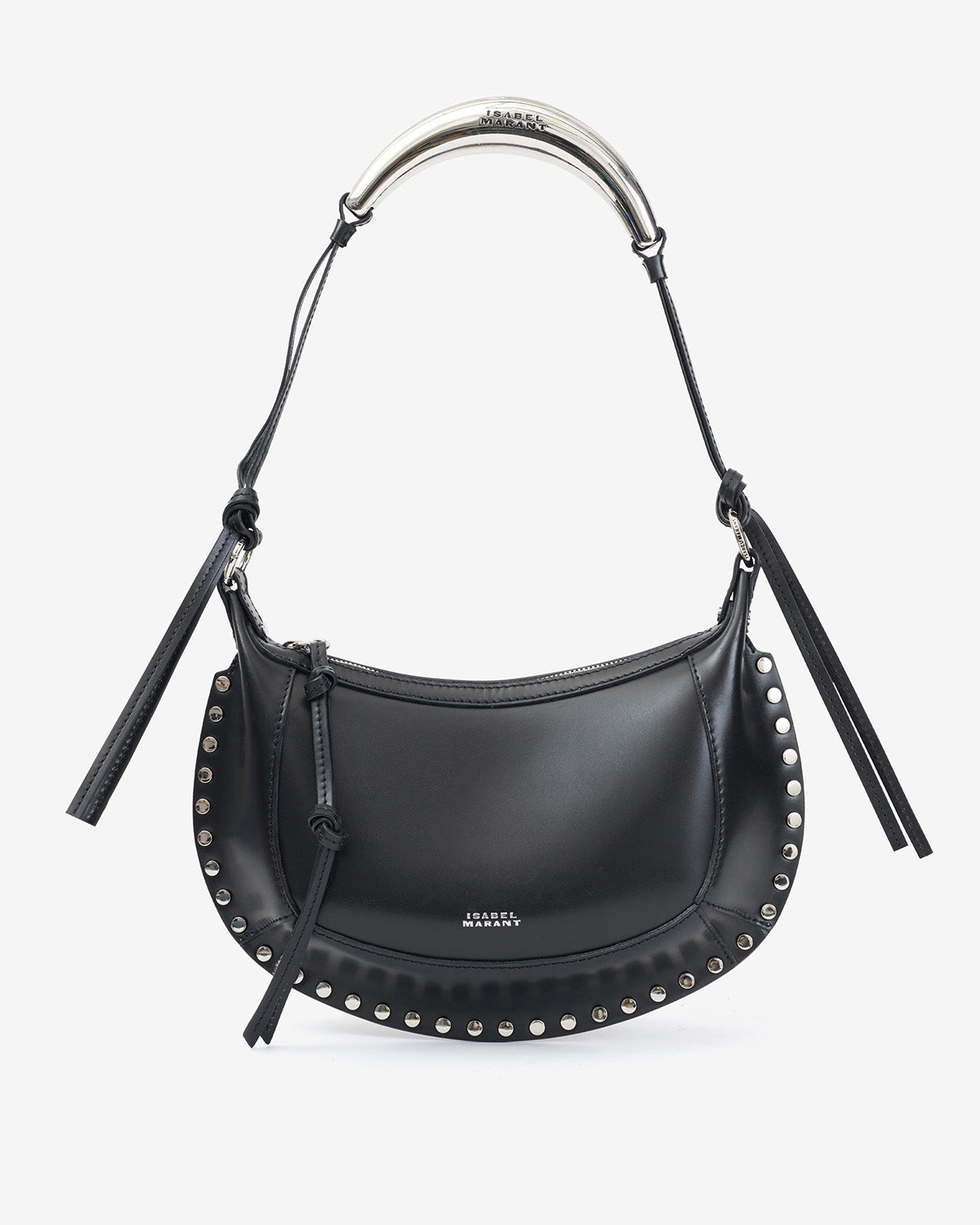 Oskan moon bag Woman Black and silver 5