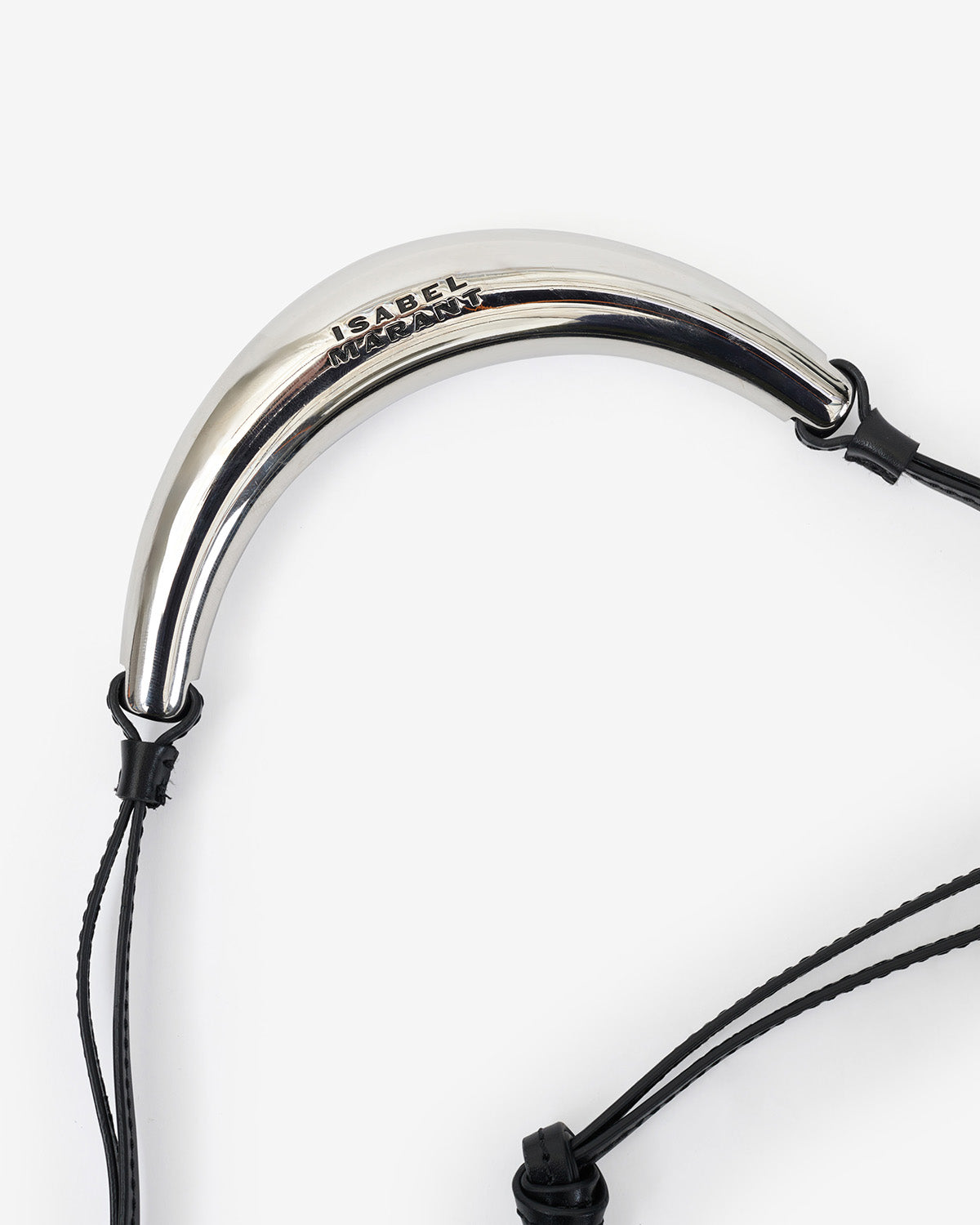 Oskan moon bag Woman Black and silver 6