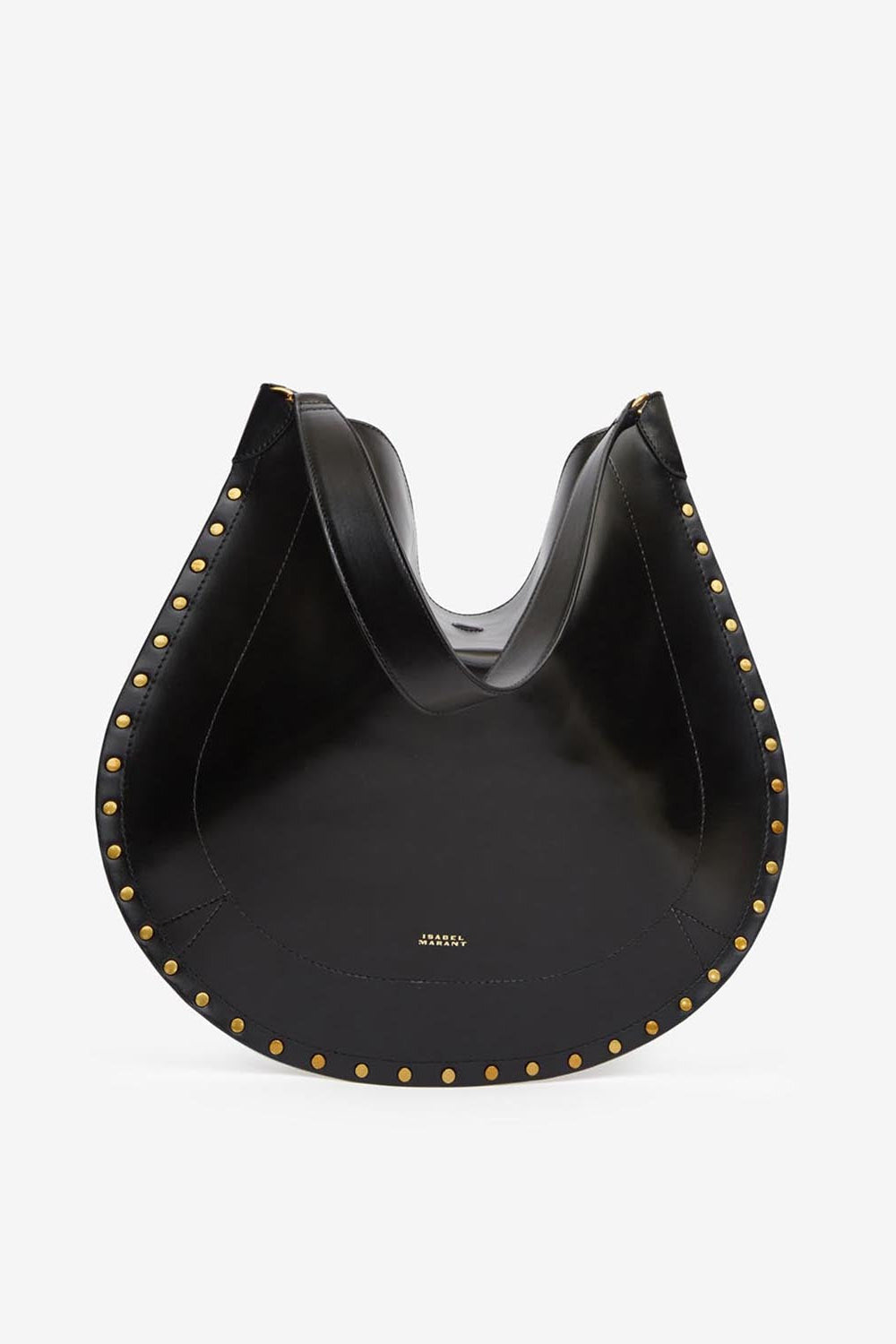 Oskan hobo soft shoulder bag in calfskin leather - Black - Woman - 6