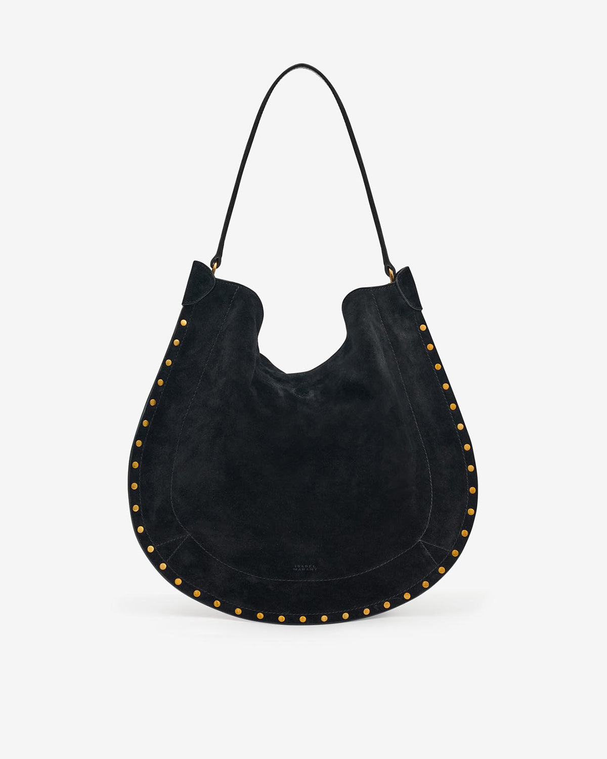 Oskan Hobo Soft Bag Woman black | ISABEL MARANT Official online store
