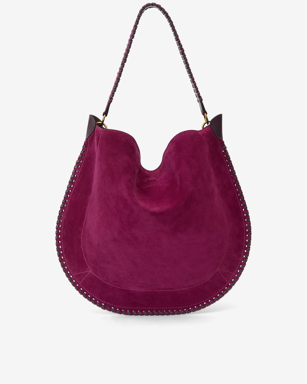 Oskan hobo soft bag Woman Plum 1