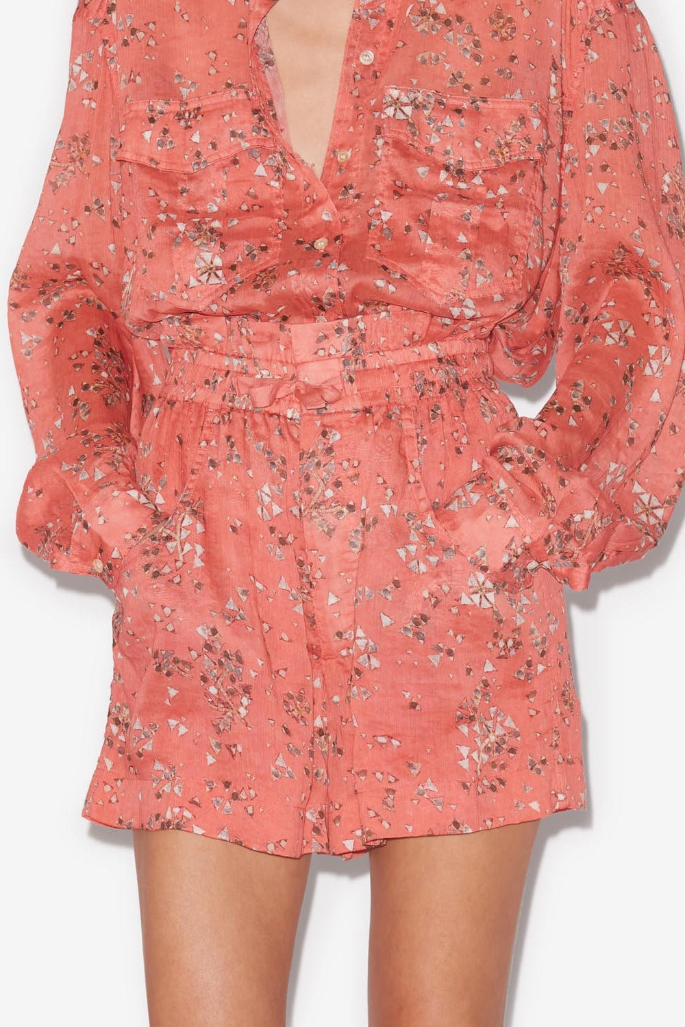 Short fluide en coton imprimé ceyane - Rosé - Woman - 4