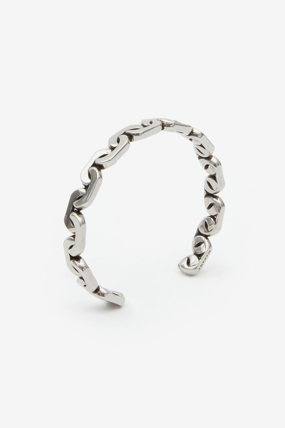 Be happy elaborate brass bracelet - Silver - Man - 3