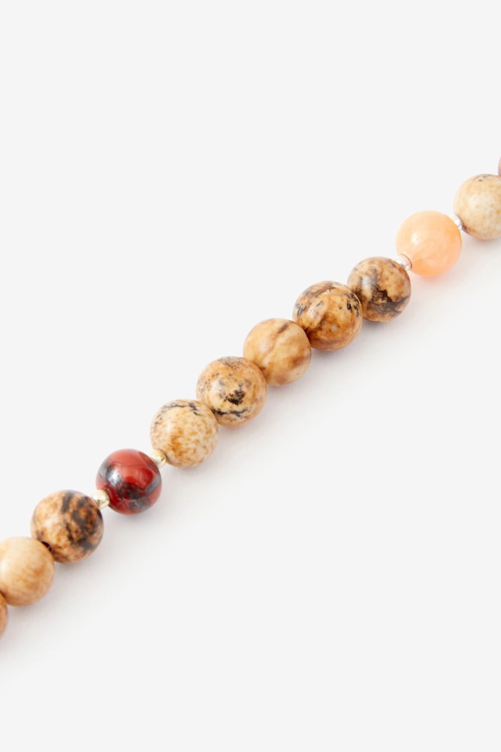 Bracciale jill in pietra naturale - Natural/multicolor - Man - 3