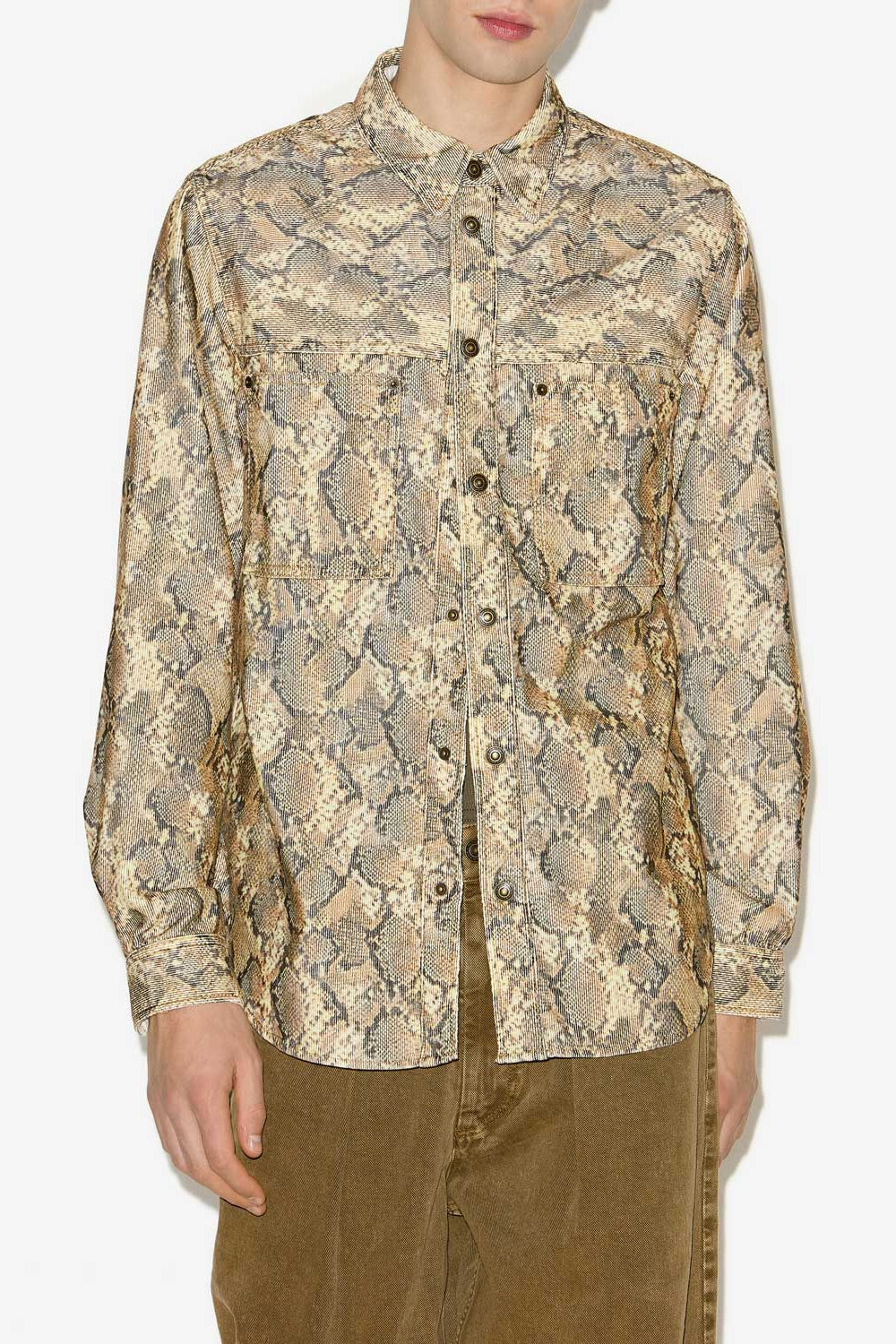 Camisa victor de pana estampada - Sand - Man - 4