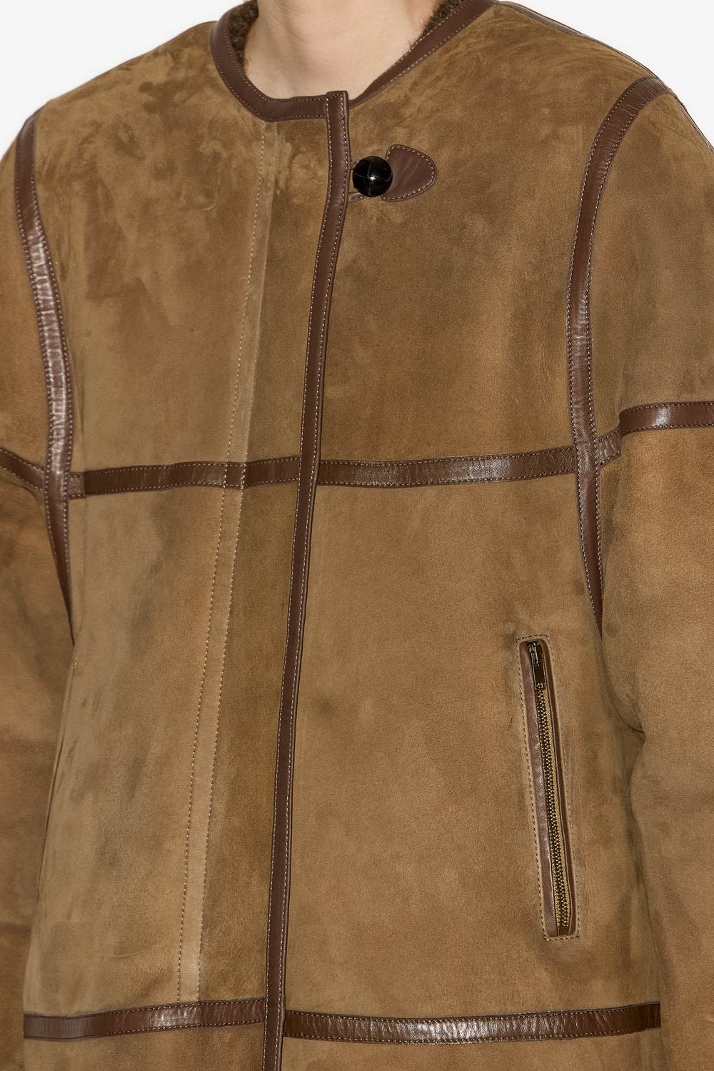 Adael shearling coat - Bronze - Woman - 3