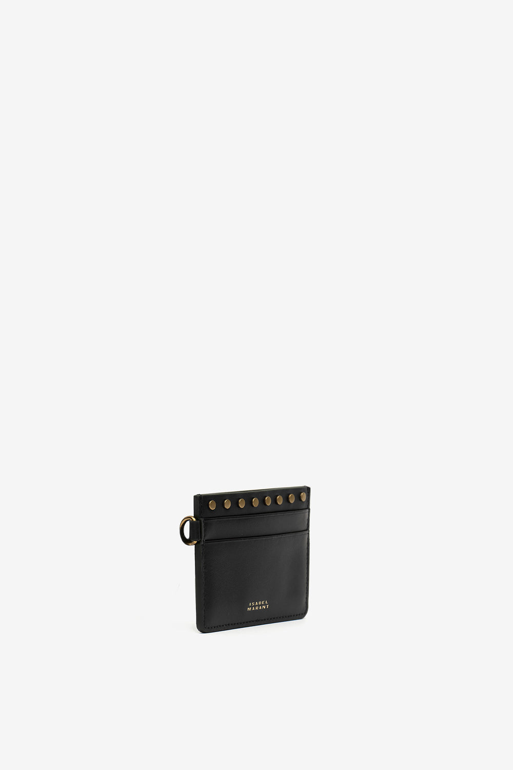 Leather card holder - Black - Woman - 3