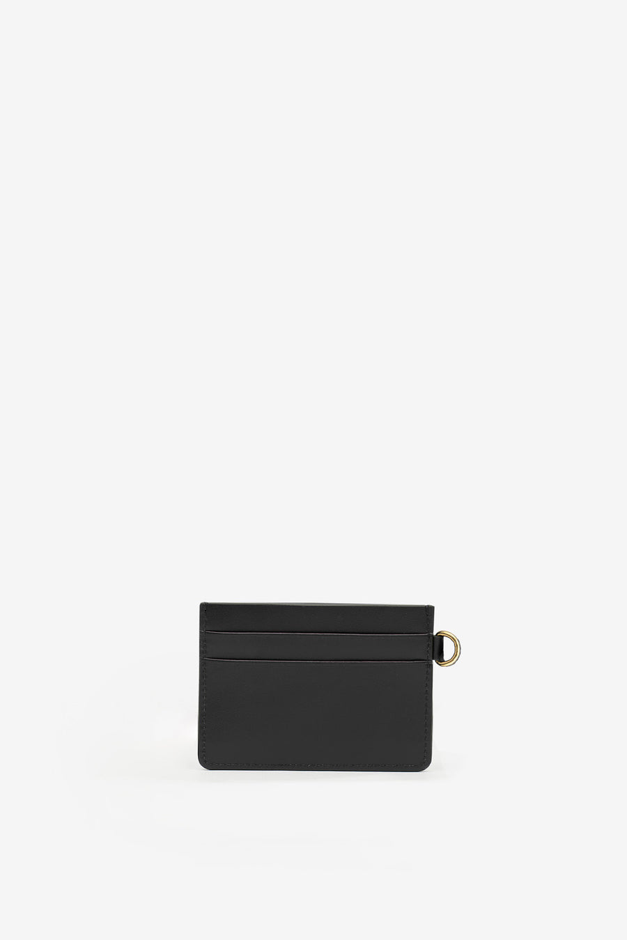 Leather card holder - Black - Woman - 2