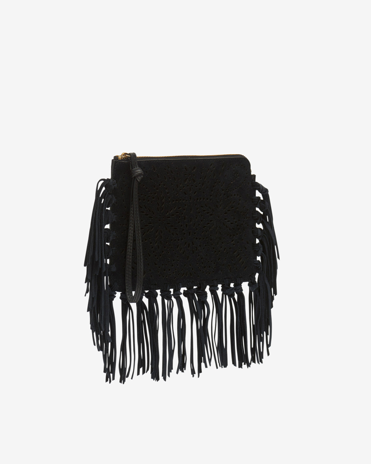 Flat Pouch clutch Woman black ISABEL MARANT Official online store