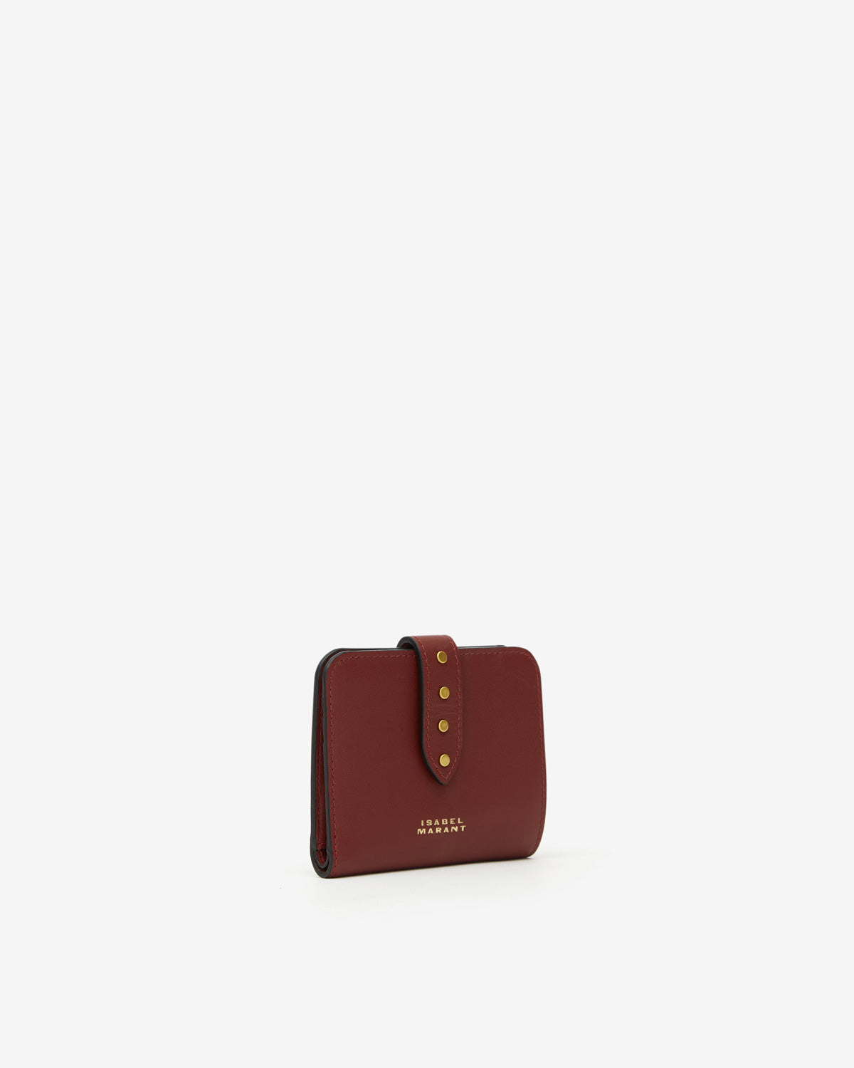 Portemonnaie wallet leather Woman Bordeaux 1
