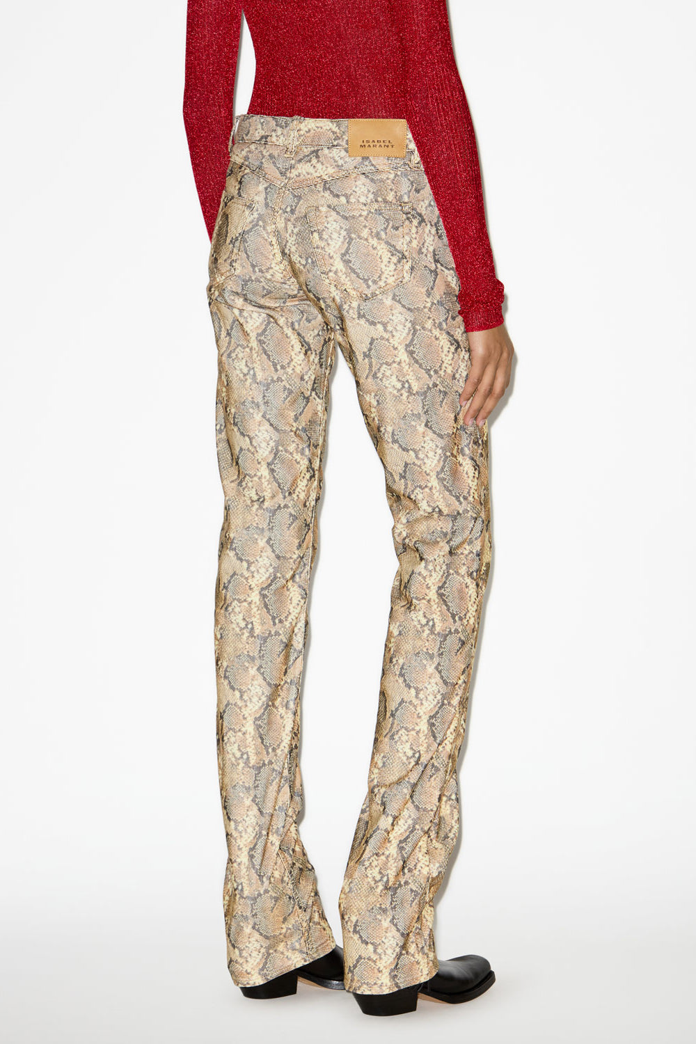 Ferni straight-leg corduroy pants - Sand - Woman - 5