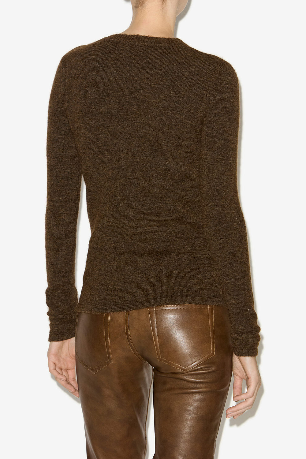 Kern draped knit sweater - Bronze - Woman - 5