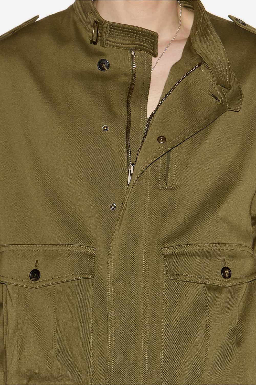 Tomei コットンショートジャケット - ブロンズ - Man - 3