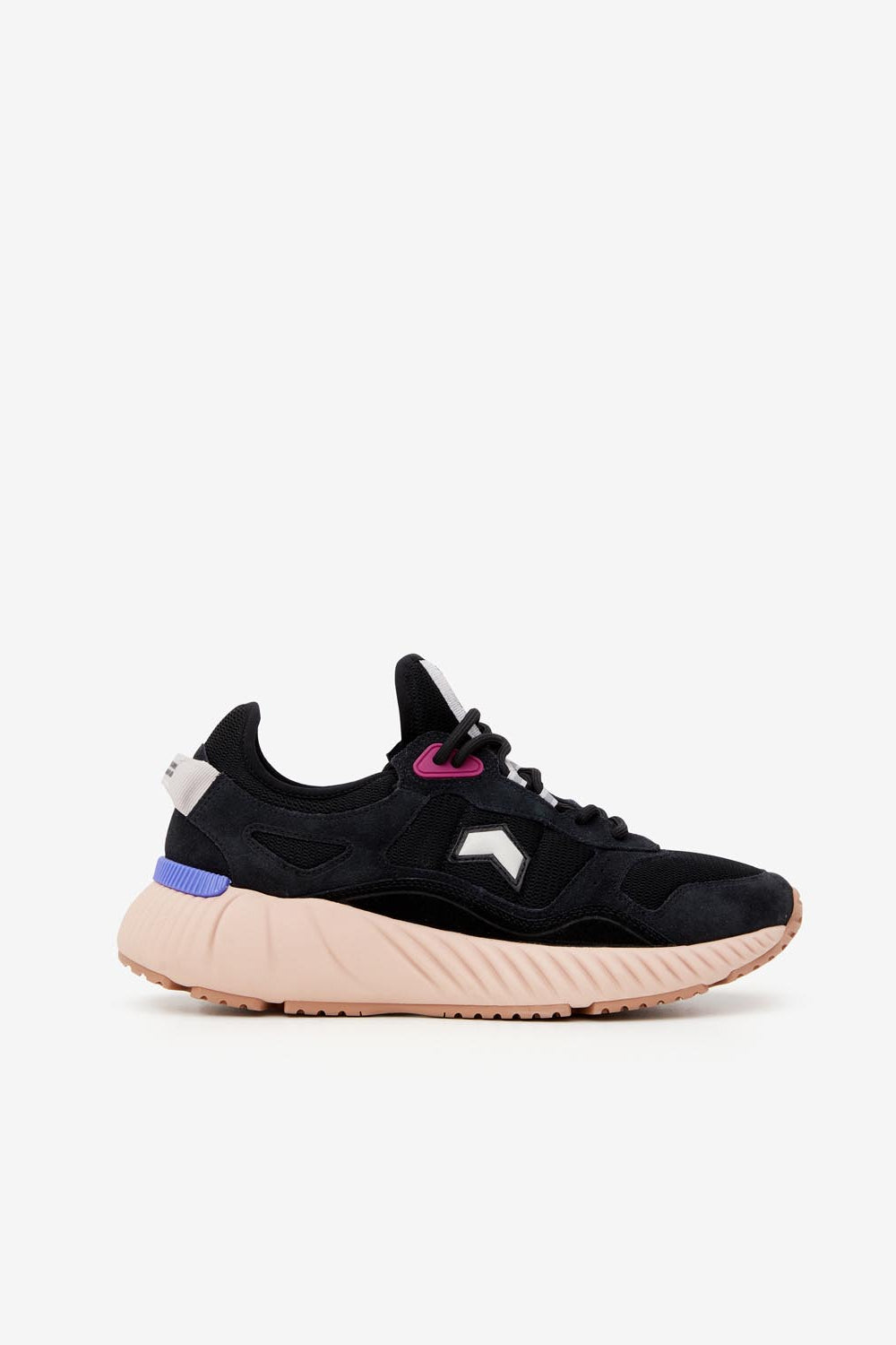 Ewie sporty leather sneakers - Black - Woman - 1