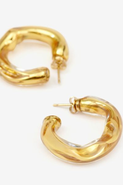 Pendientes hiroki - Dorado - Woman - 3