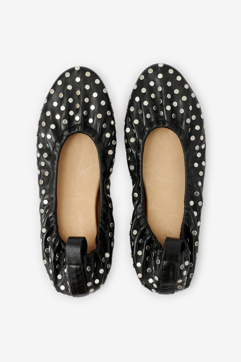 Belna leather ballet flats - Black - Woman - 4