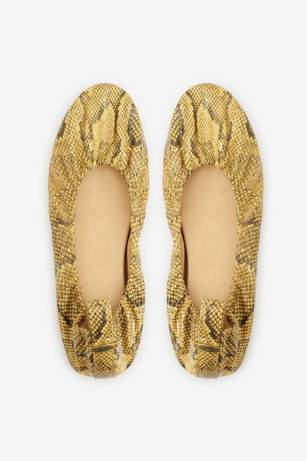 Belna leather ballet flats - Natural - Woman - 4