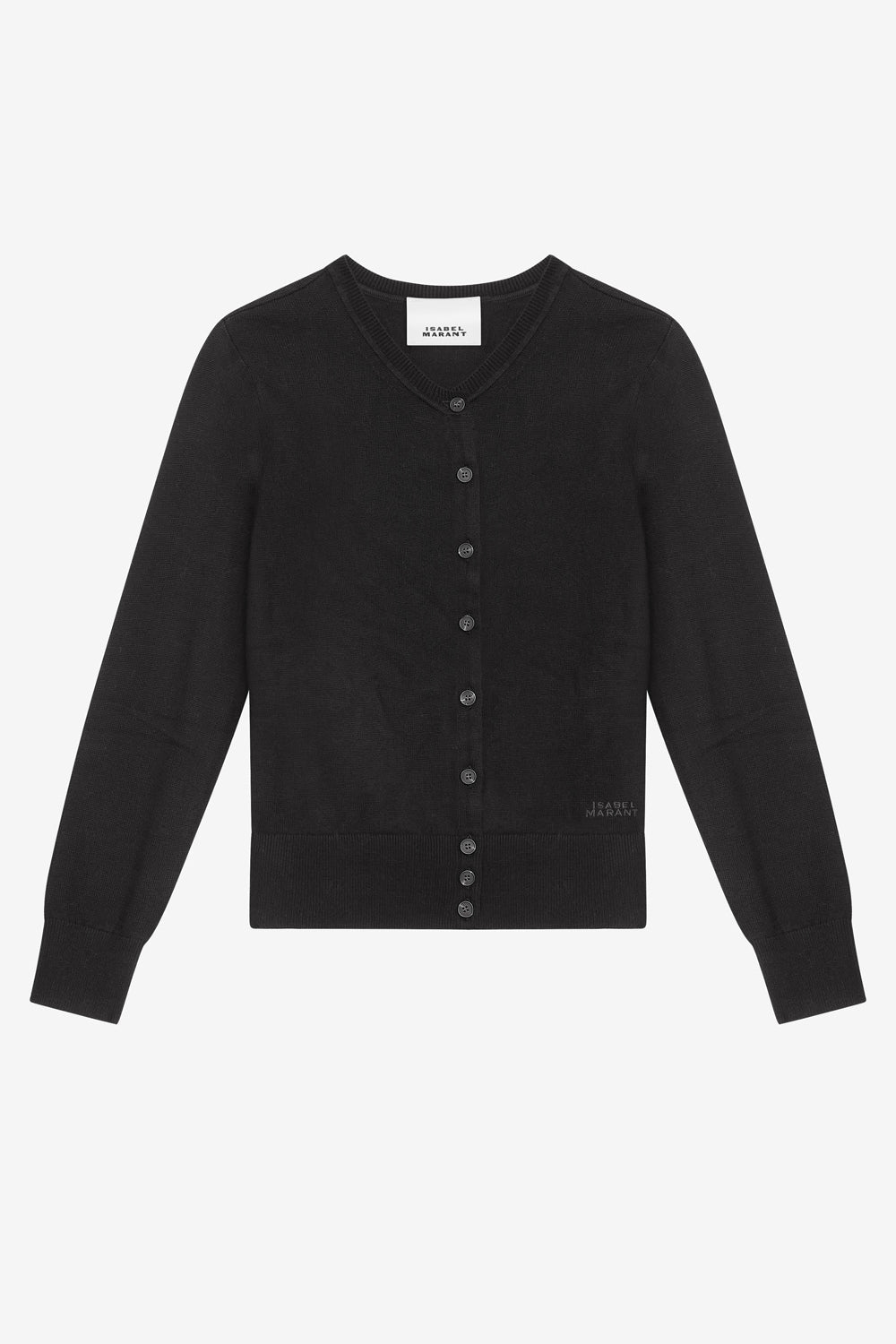 Kleo cardigan in fine plain-colored knit - Black - Woman - 1