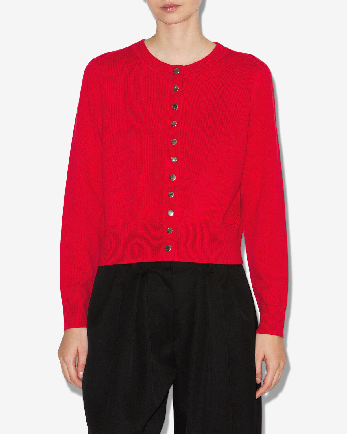 Cardigan idesia Woman Poppy red 5