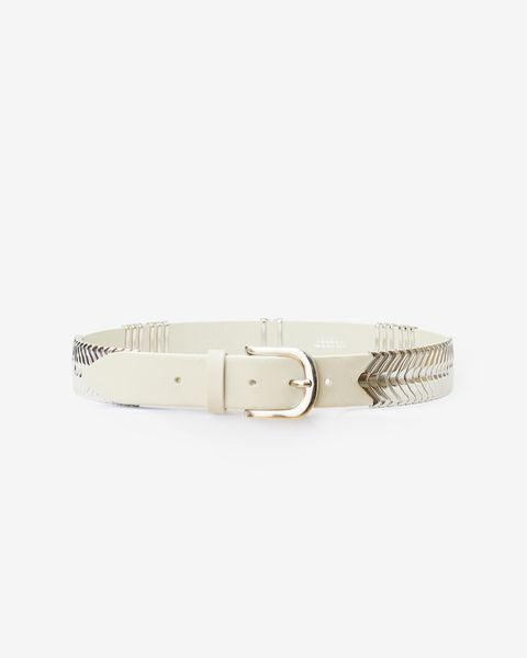 Ceinture tehora Woman Écru-argenté 8