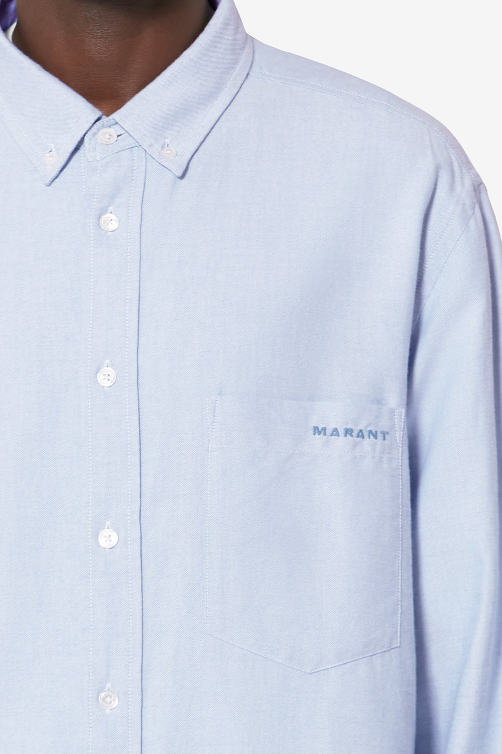 Camicia oxford in cotone jasolo - Blu - Man - 3