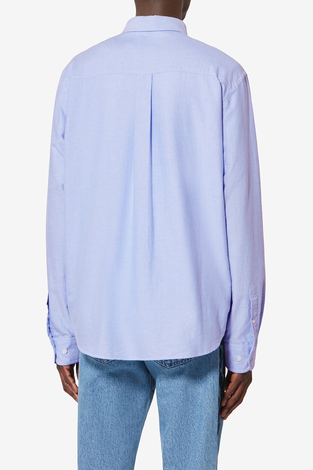 Camicia oxford in cotone jasolo - Blu - Man - 5