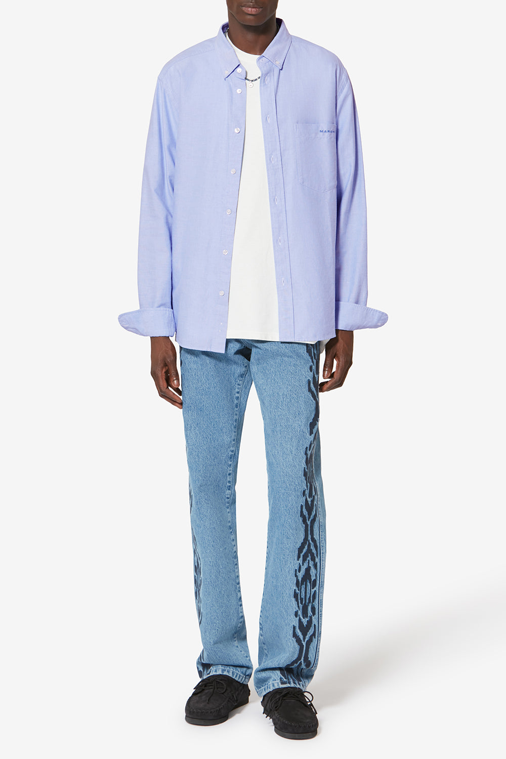 Camicia oxford in cotone jasolo - Blu - Man - 2