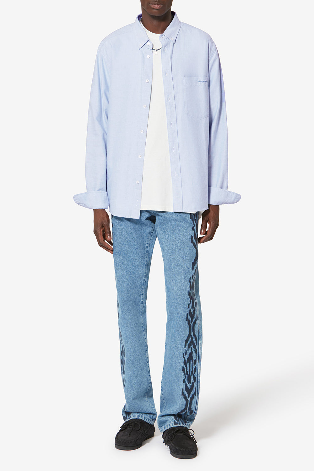 Camicia oxford in cotone jasolo - Blu - Man - 2