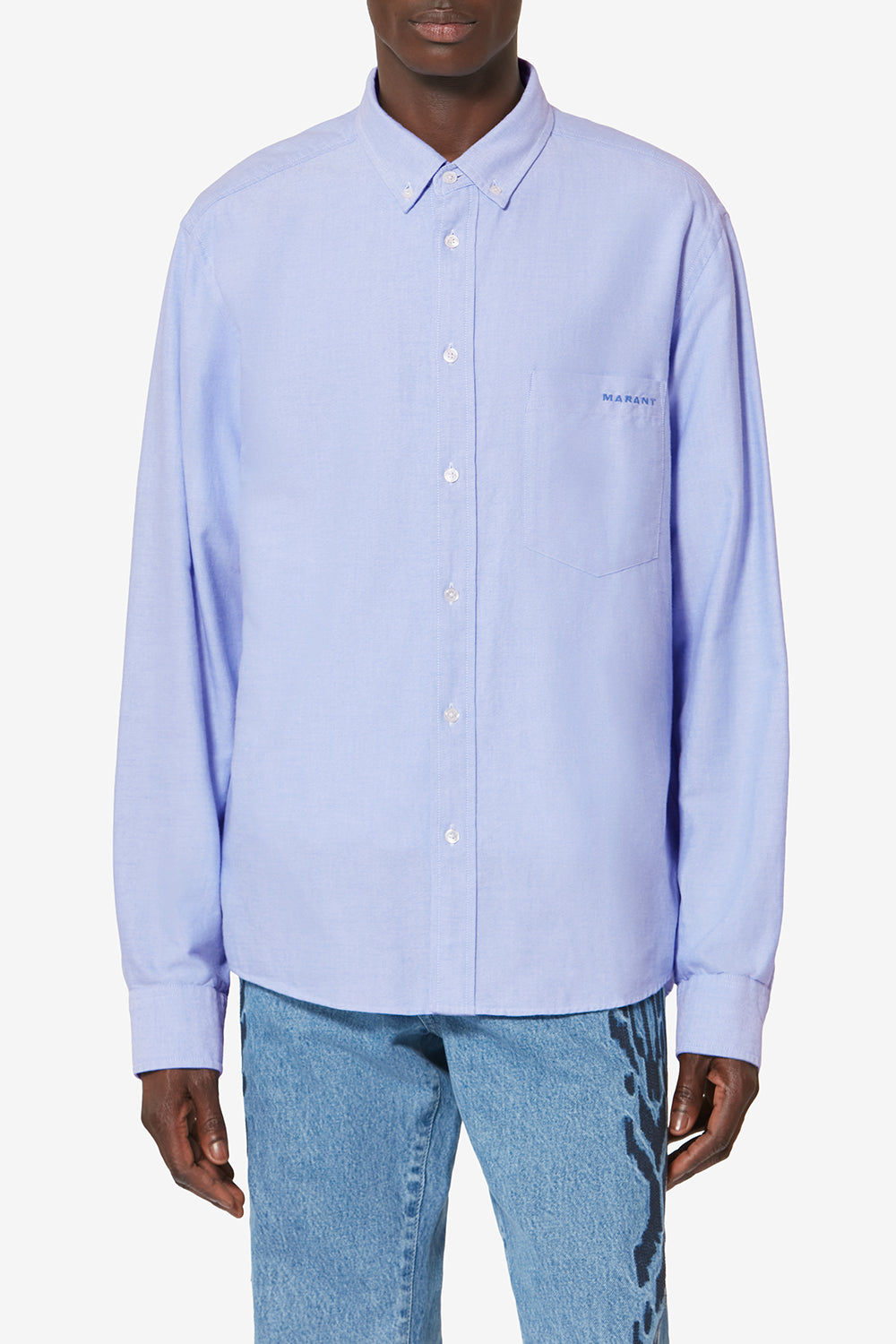 Camicia oxford in cotone jasolo - Blu - Man - 4
