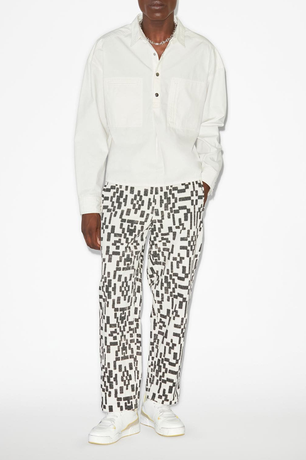 Chemise terry - Écru - Man - 2