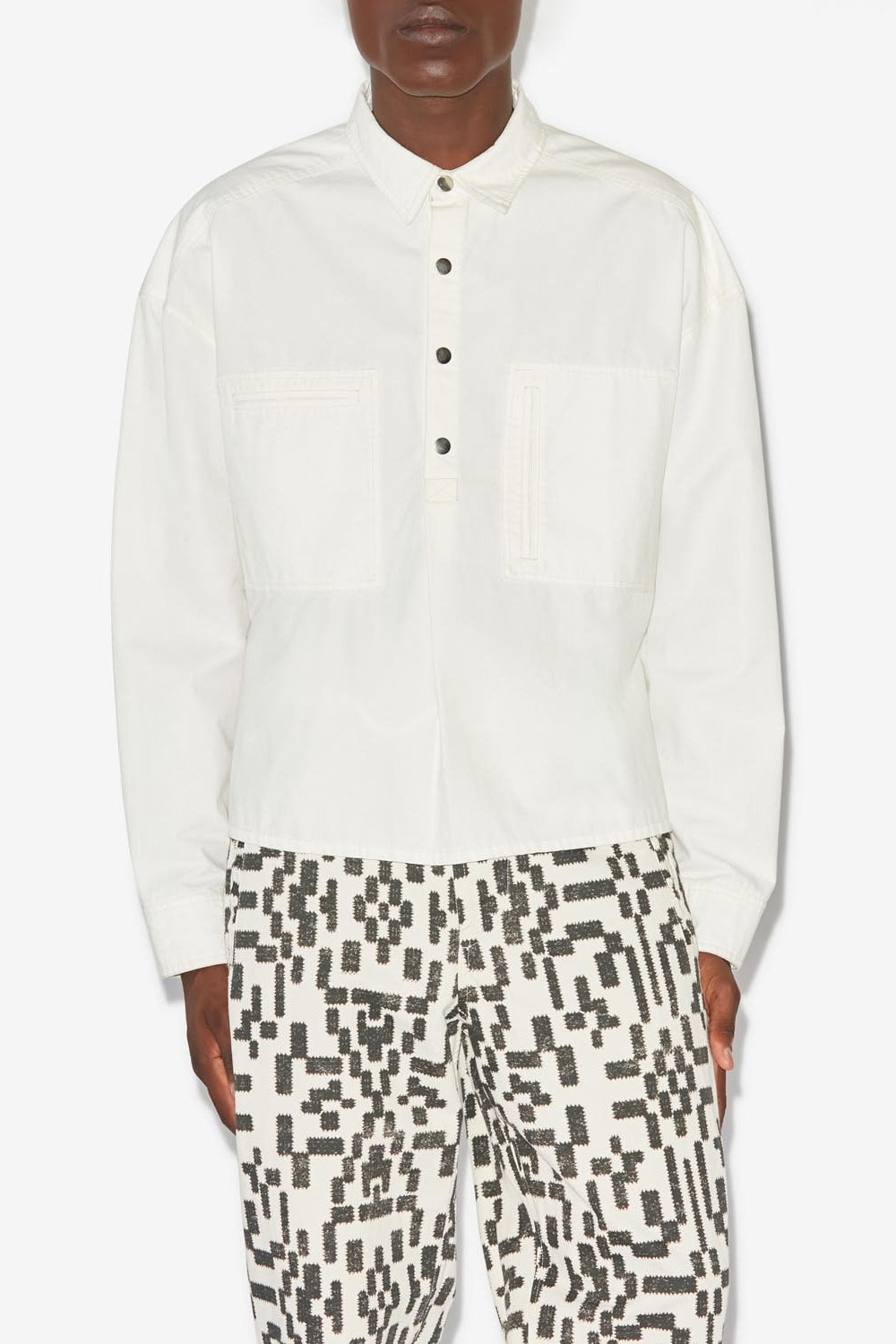 Chemise terry - Écru - Man - 4