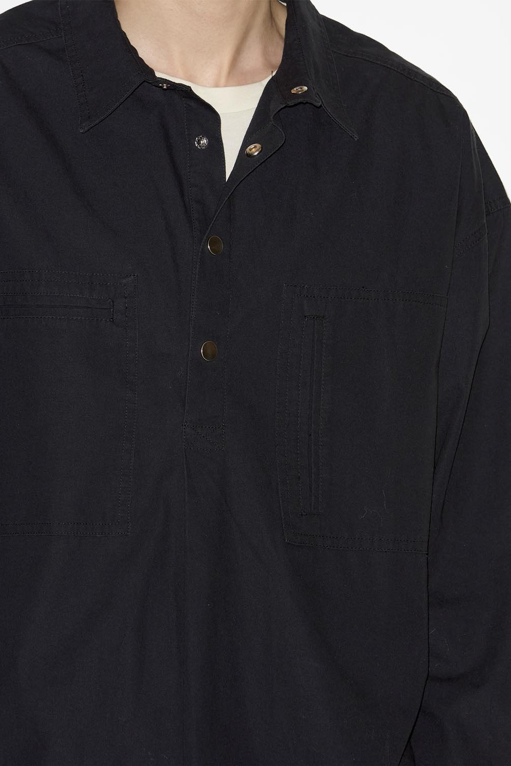 Jeanshemd terry - Schwarz gewaschen - Man - 3