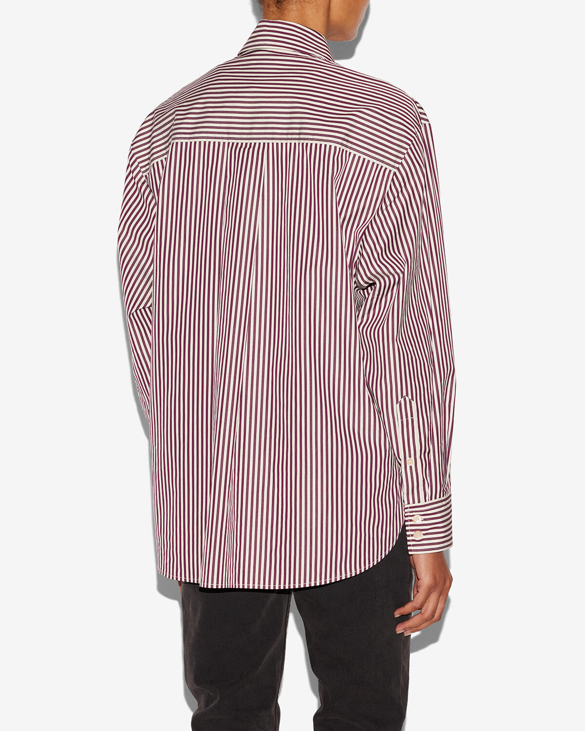 Fabriza shirt Woman Ecru-burgundy 3