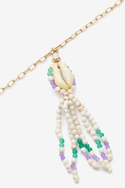 Collier malebo - Écru-vert - Woman - 3