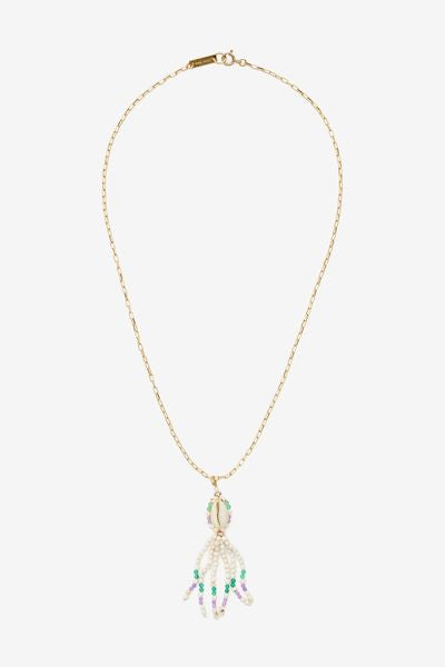Collier malebo - Écru-vert - Woman - 1