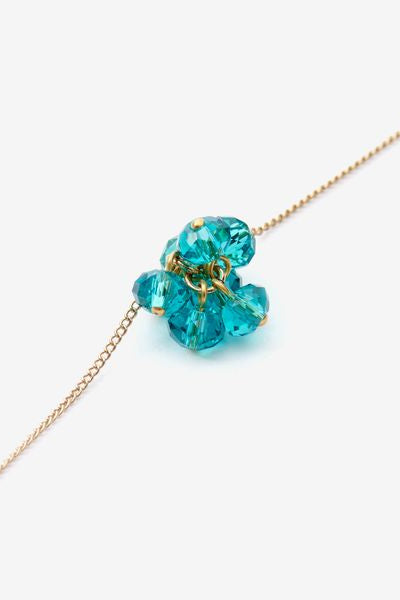 Collier pendentif en perles polly - Bleu turquoise - Woman - 3