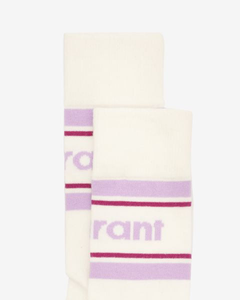 Donel ロゴソックス Woman Mauve 2