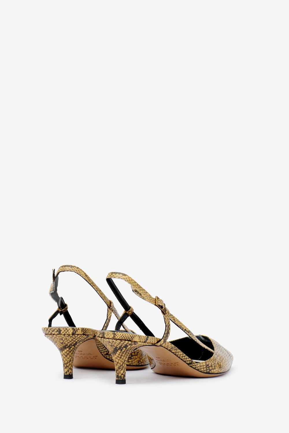 Pilia lamb leather slingback pumps - Natural - Woman - 2