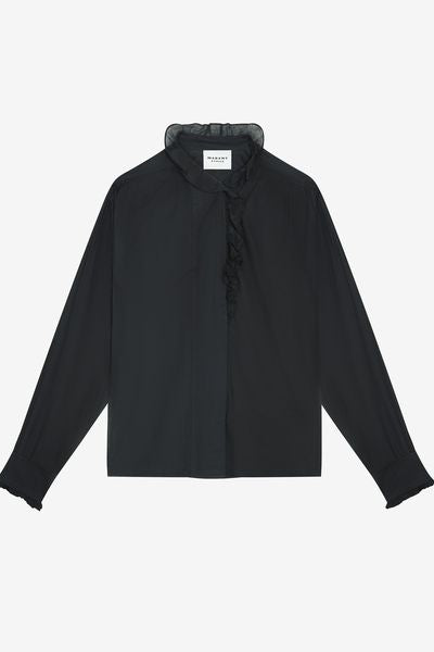 Pamias voile top - Black - Woman - 2