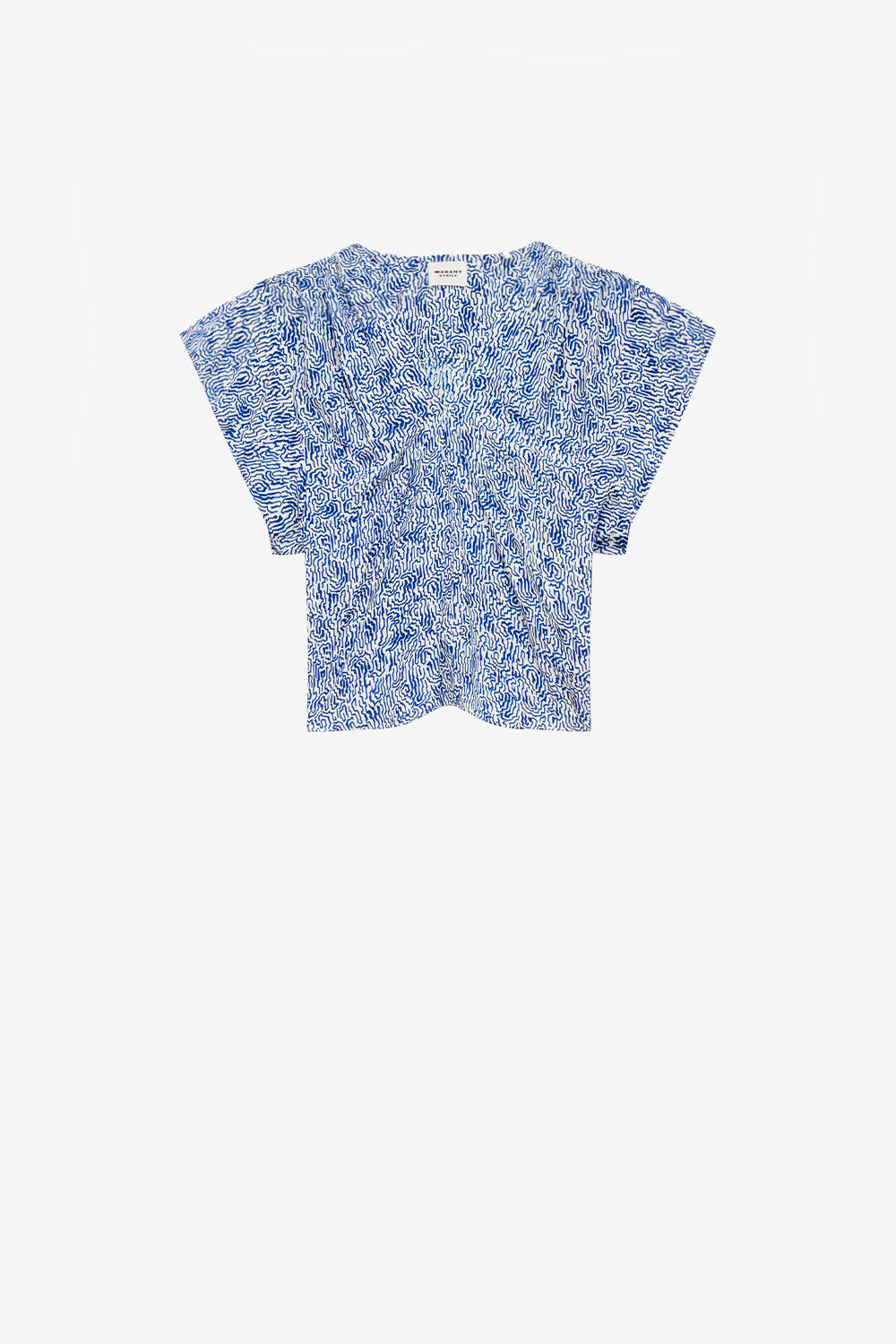 Delocia short sleeve top - Blue - Woman - 1