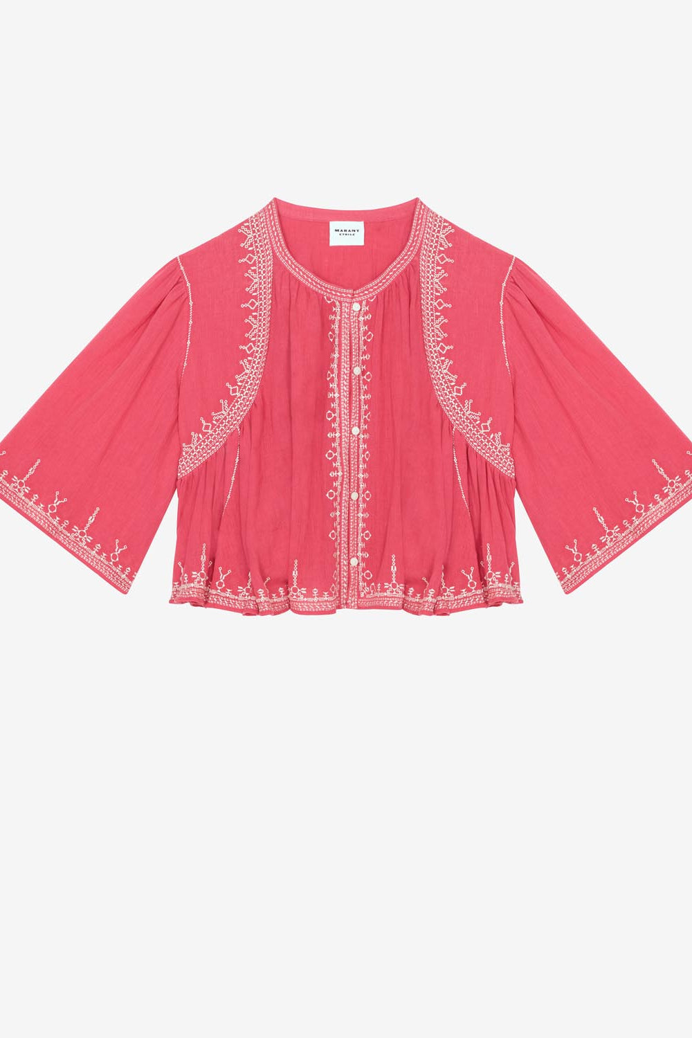 Haut perkins - Framboise - Woman - 1